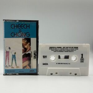 Cheech & Chong Get Out of My Room Cassette Tape 1985 Born in East LA TESTED